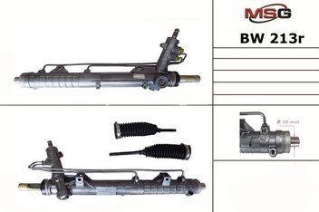 msg-bw213r Рулевая рейка восстановленная MSG BW 213R